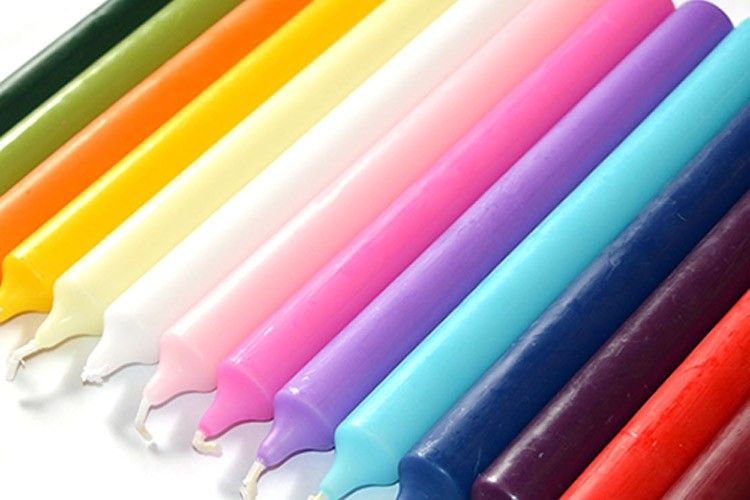 Verde Oscuro Velas de la cena a Granel (100)