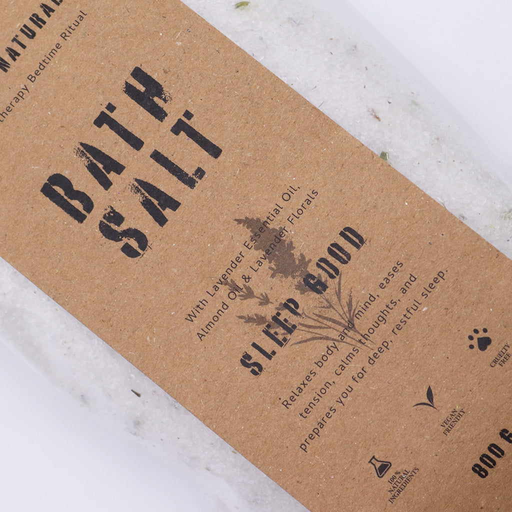 Greenman Rituals Sales de baño de Epsom con aromaterapia de lavanda – Duerme Bien