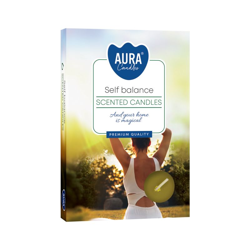 1x Set de 6 Velas de Té Perfumadas - Autoequilibrio