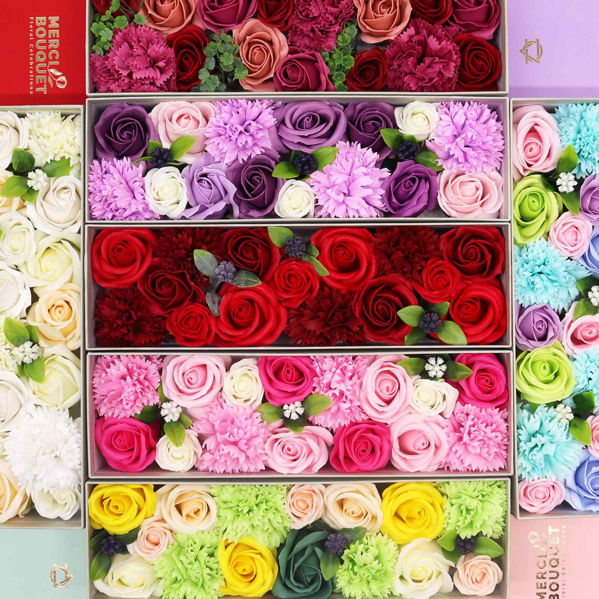Caja Larga - Baby Blessings - Rosas