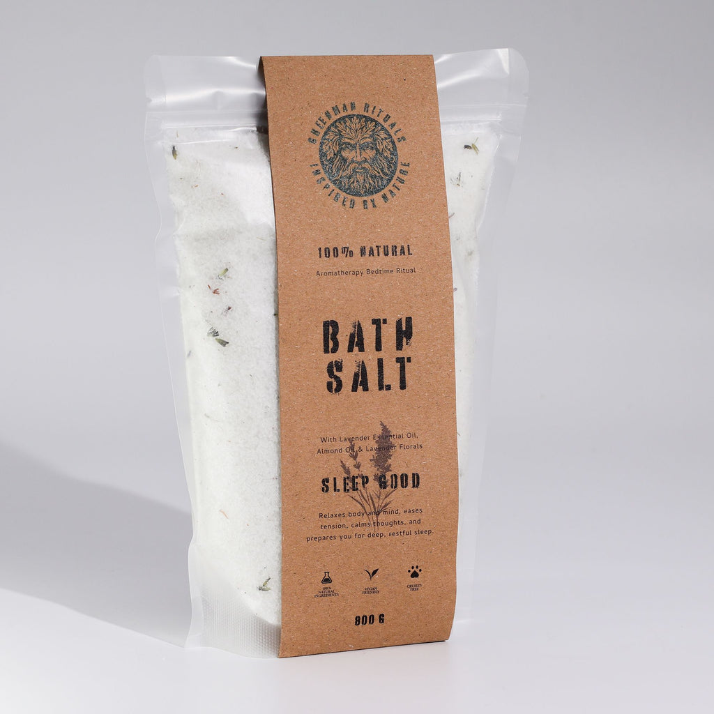 Greenman Rituals Sales de baño de Epsom con aromaterapia de lavanda – Duerme Bien