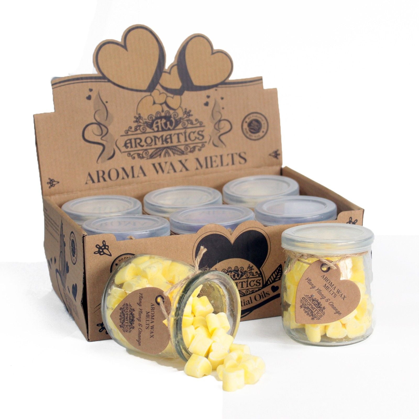 Pastillas de cera aromáticas - Ylang Ylang y Naranja