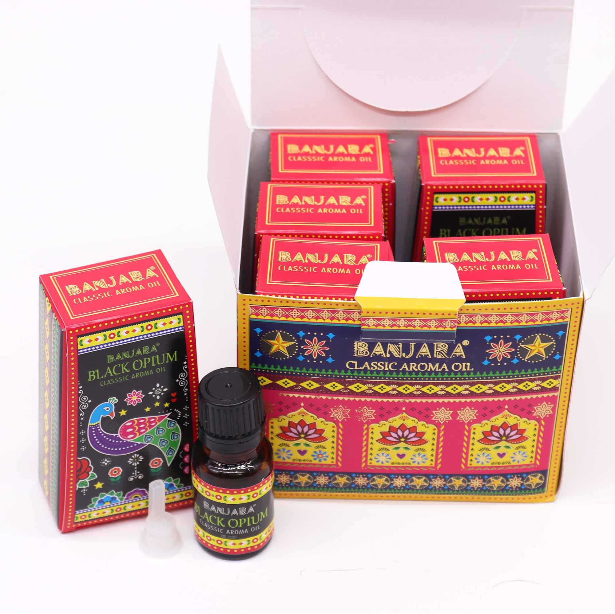 Aceite con fragancia de la India Banjara 10ml - Opio negro