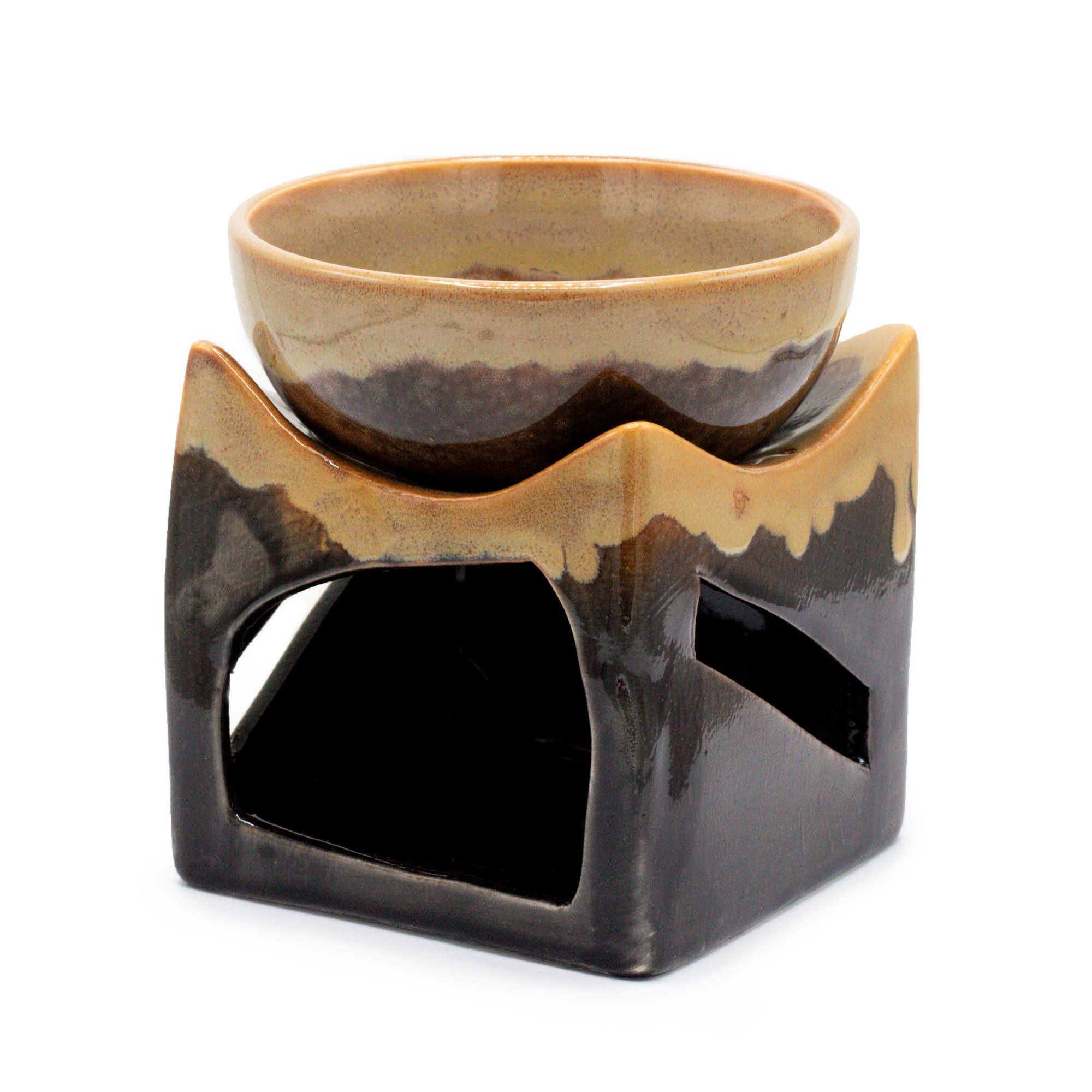 Quemador de aceite grande Moneda de la Suerte - Marrón