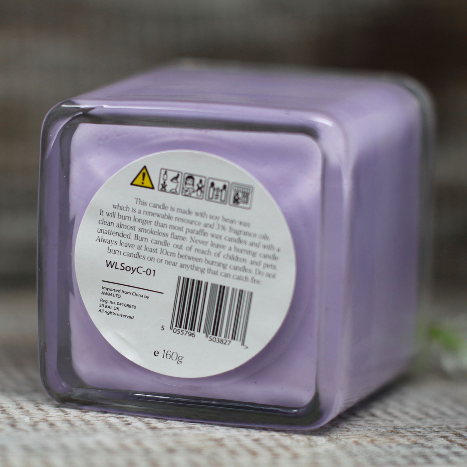 Velas de Soya sin Etiqueta- Lavender & Basil