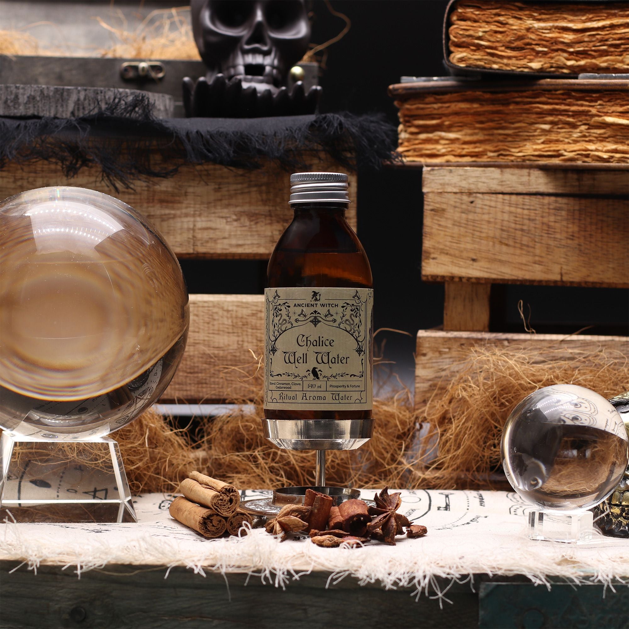 Agua ritual de bruja antigua - Agua del Pozo del Cáliz