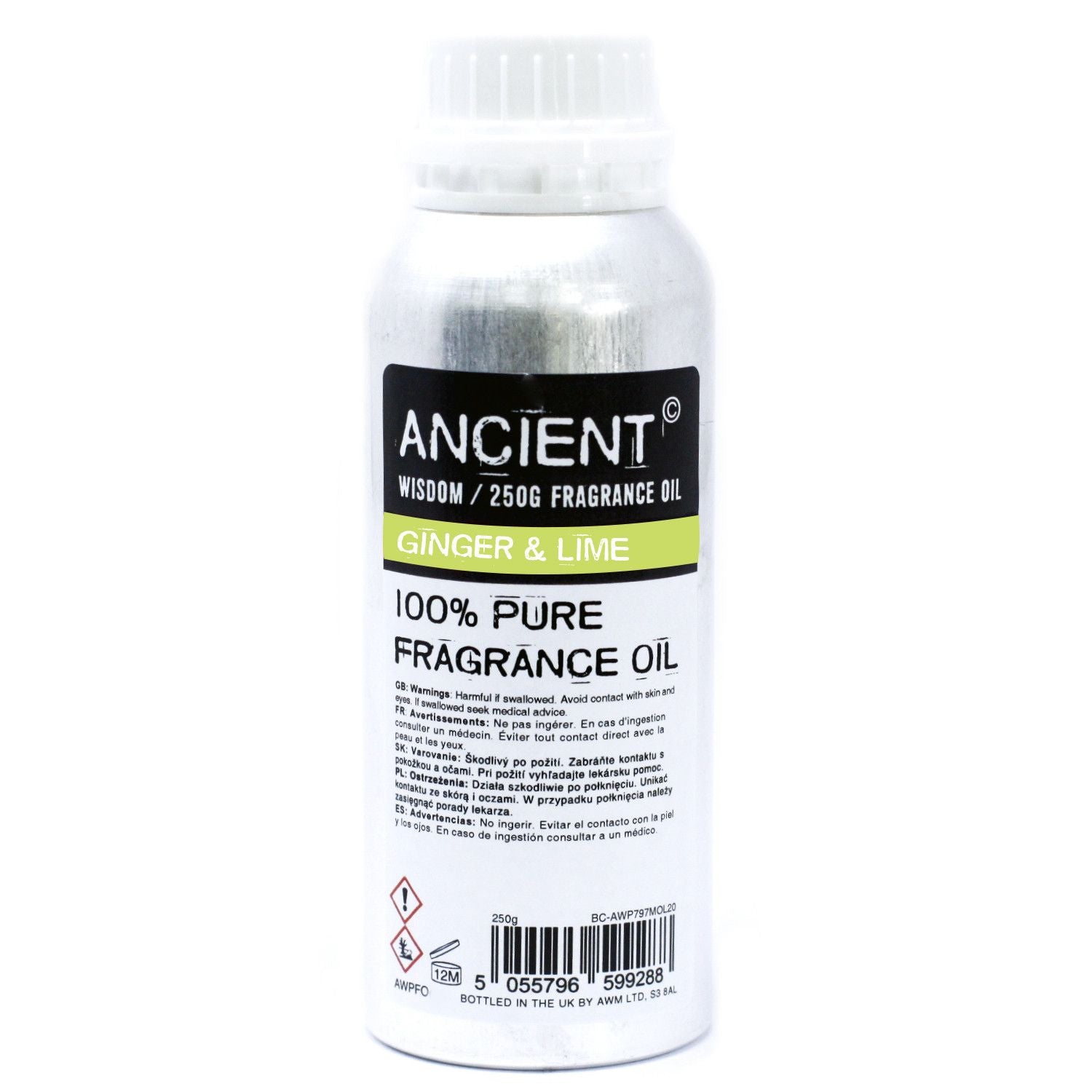 Aceites de Fragancia 250g - Jengibre y lima