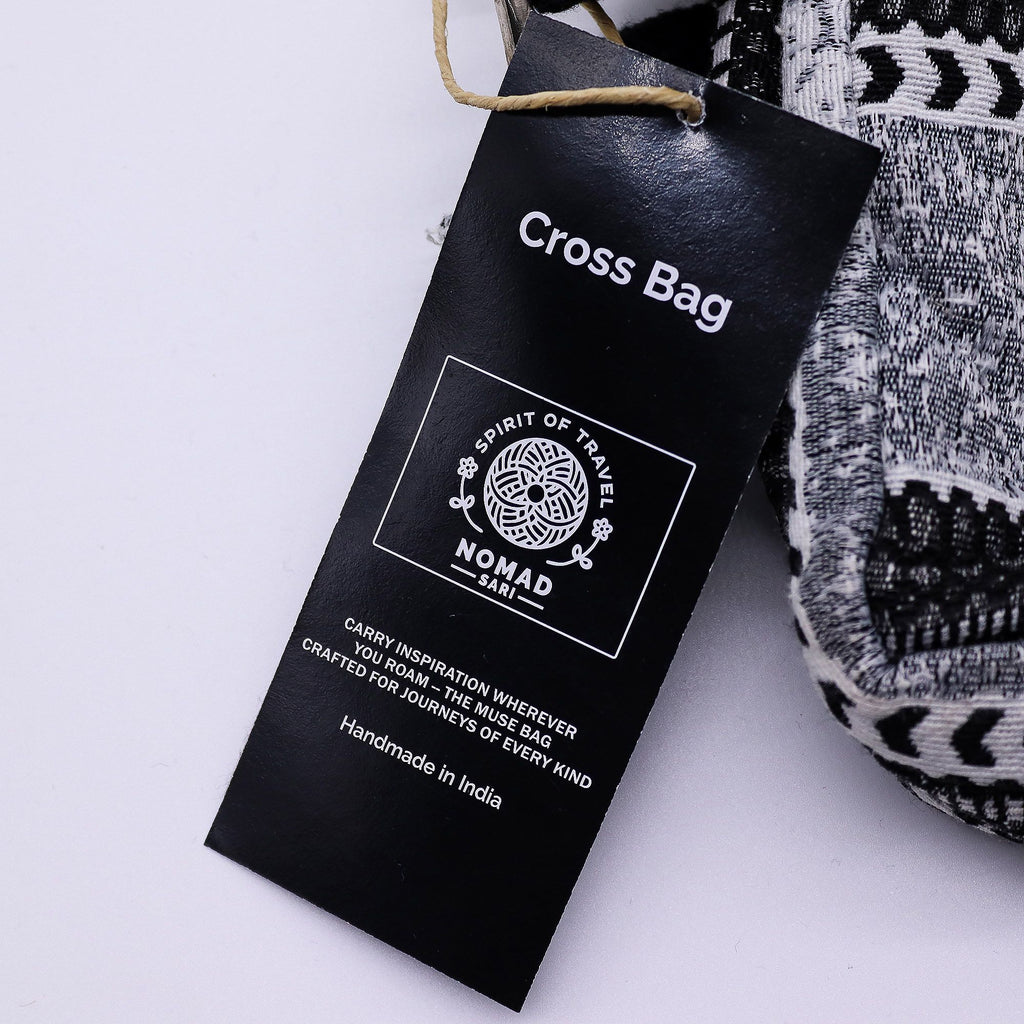 Bolsas de Jacquard Natural - Caravana Urbana - Bolso Cruzado